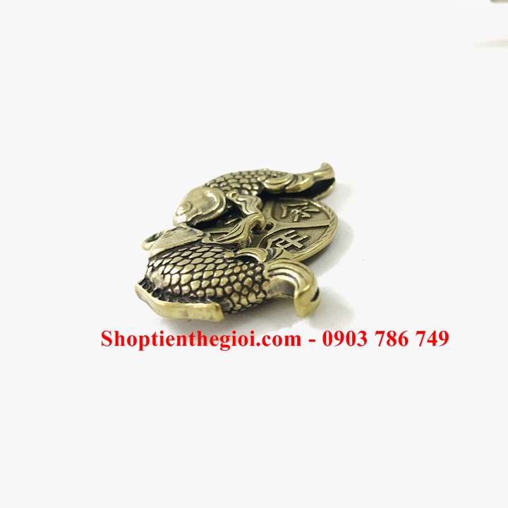 Móc Khóa Đồng Song Ngư Cá Chép - SP005227